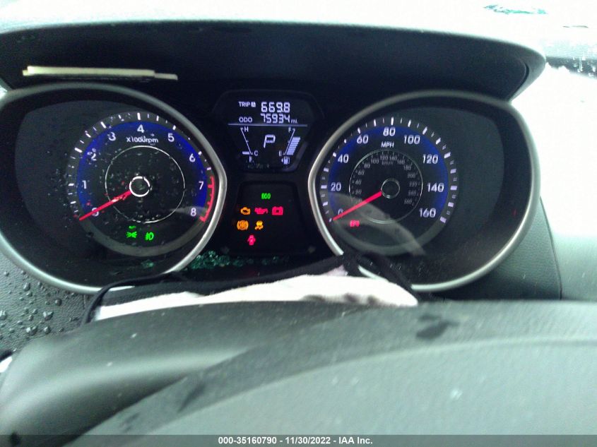 2013 HYUNDAI ELANTRA COUPE GS KMHDH6AE6DU010579
