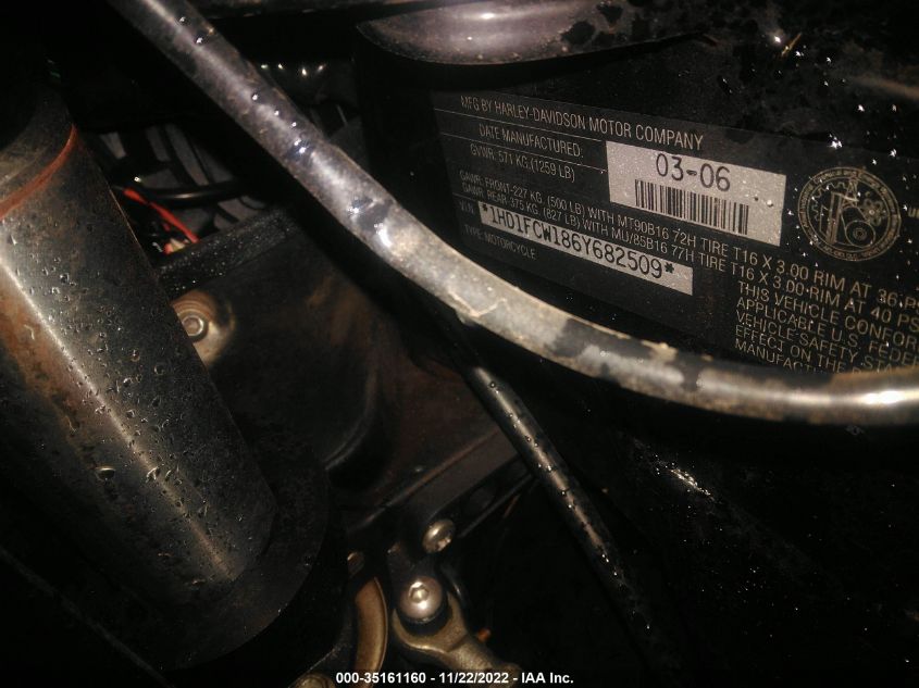 2006 HARLEY-DAVIDSON FLHTCUI 1HD1FCW186Y682509