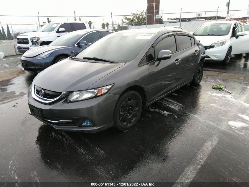 2013 HONDA CIVIC HYBRID 19XFB4F26DE202052