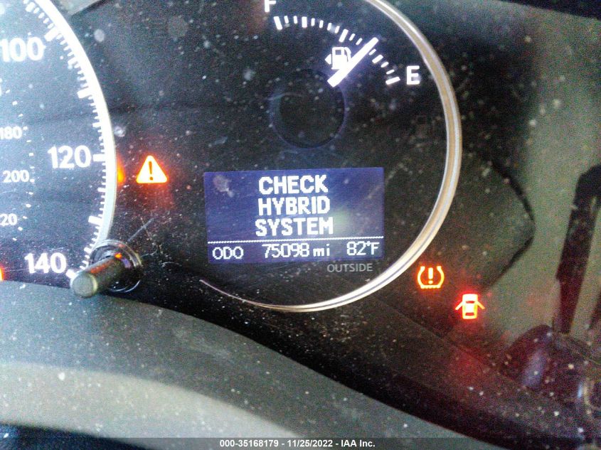 2016 LEXUS CT 200H HYBRID - JTHKD5BH9G2253229