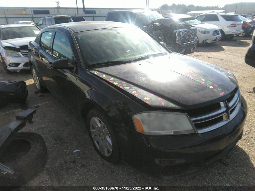 2013 DODGE AVENGER SE - 1C3CDZAB9DN731206