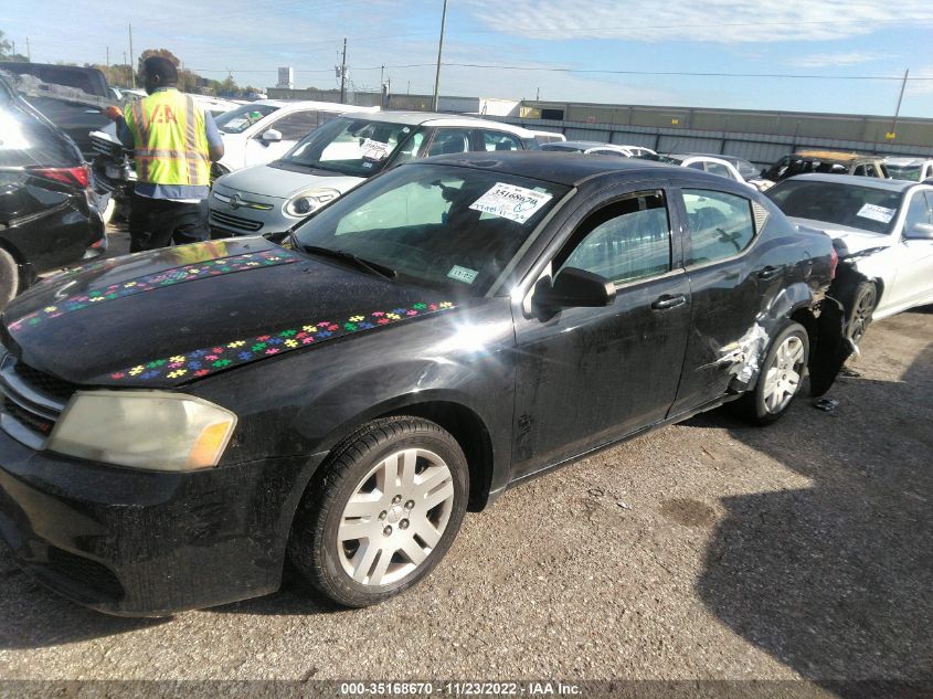 2013 DODGE AVENGER SE - 1C3CDZAB9DN731206