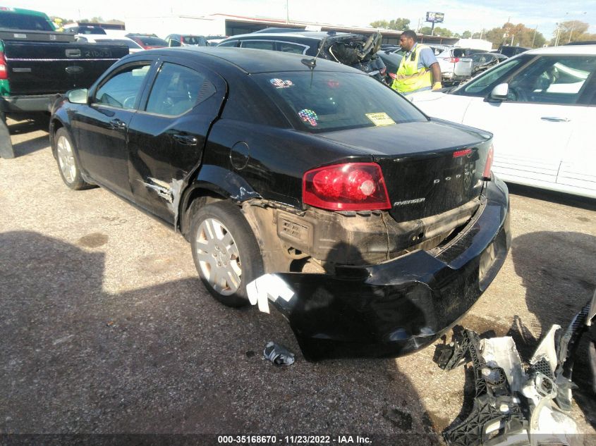 2013 DODGE AVENGER SE - 1C3CDZAB9DN731206