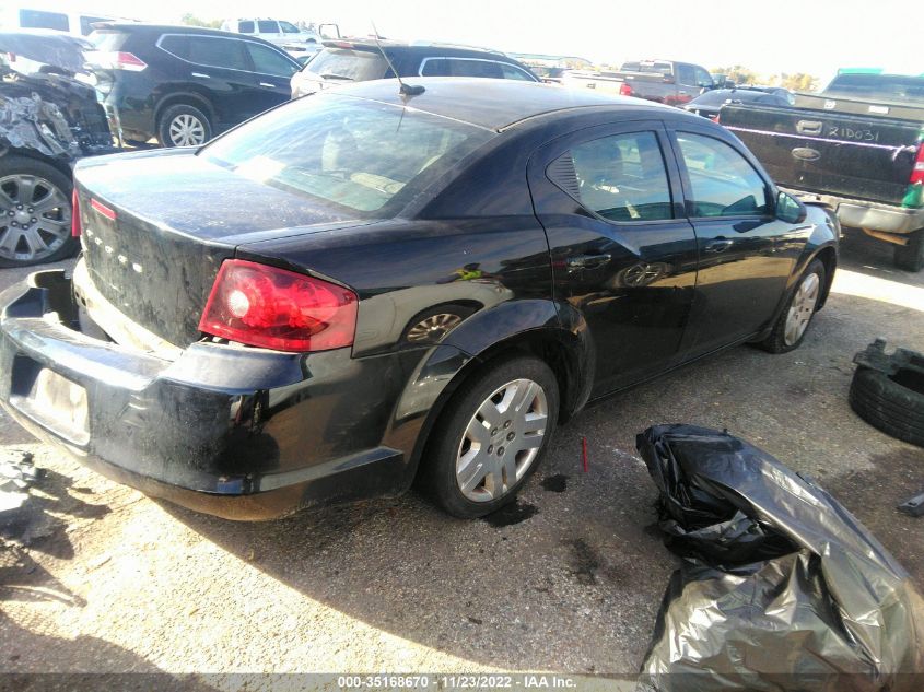 2013 DODGE AVENGER SE - 1C3CDZAB9DN731206