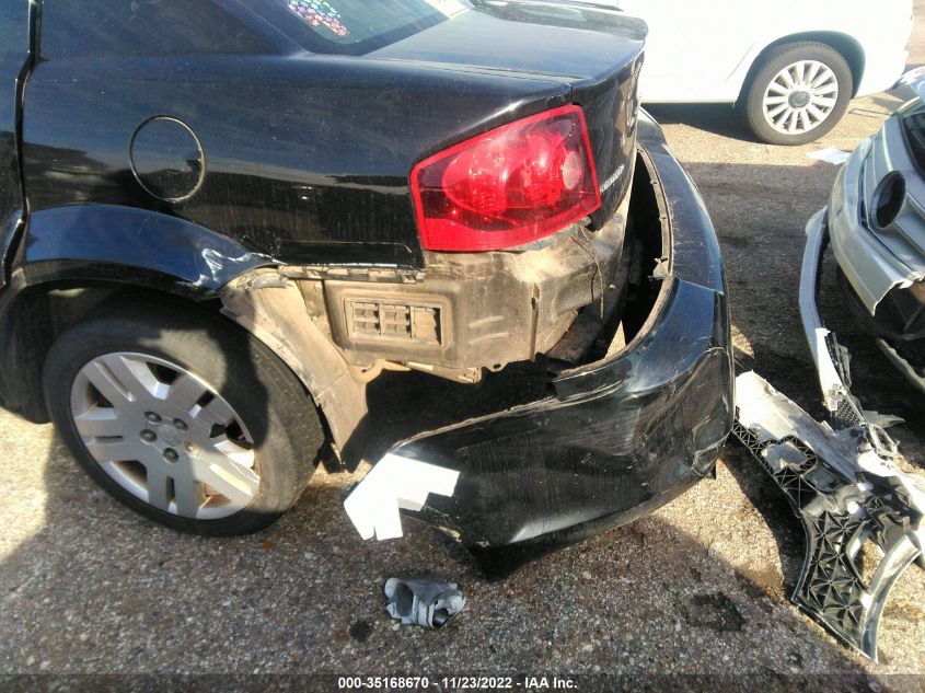 2013 DODGE AVENGER SE - 1C3CDZAB9DN731206