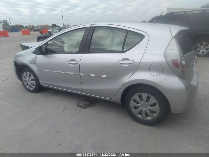 2014 TOYOTA PRIUS C ONE/THREE/TWO/FOUR JTDKDTB32E1566295