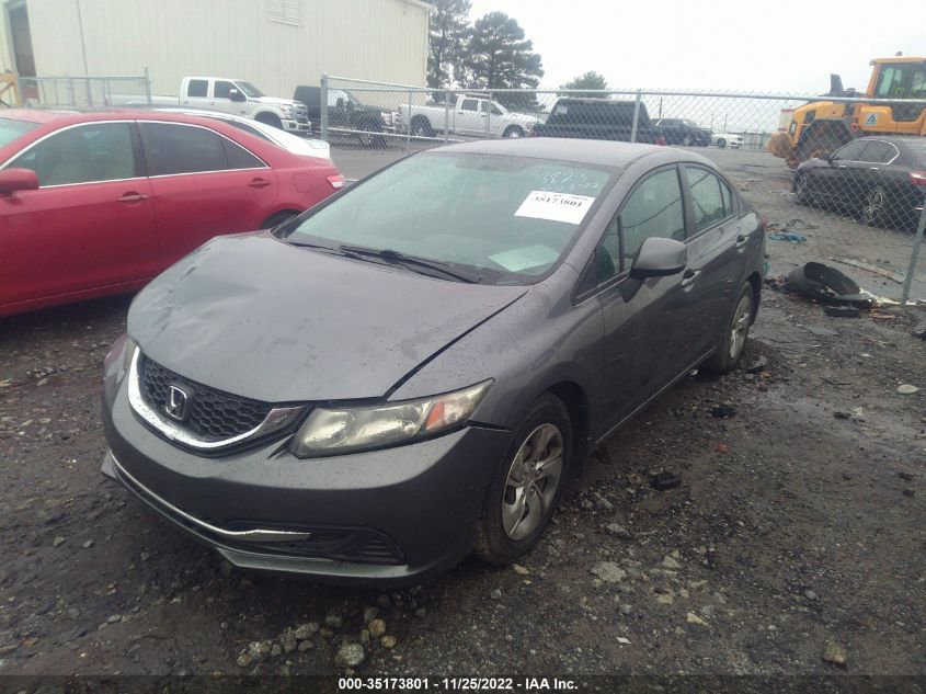2013 HONDA CIVIC SDN LX 19XFB2F56DE223823
