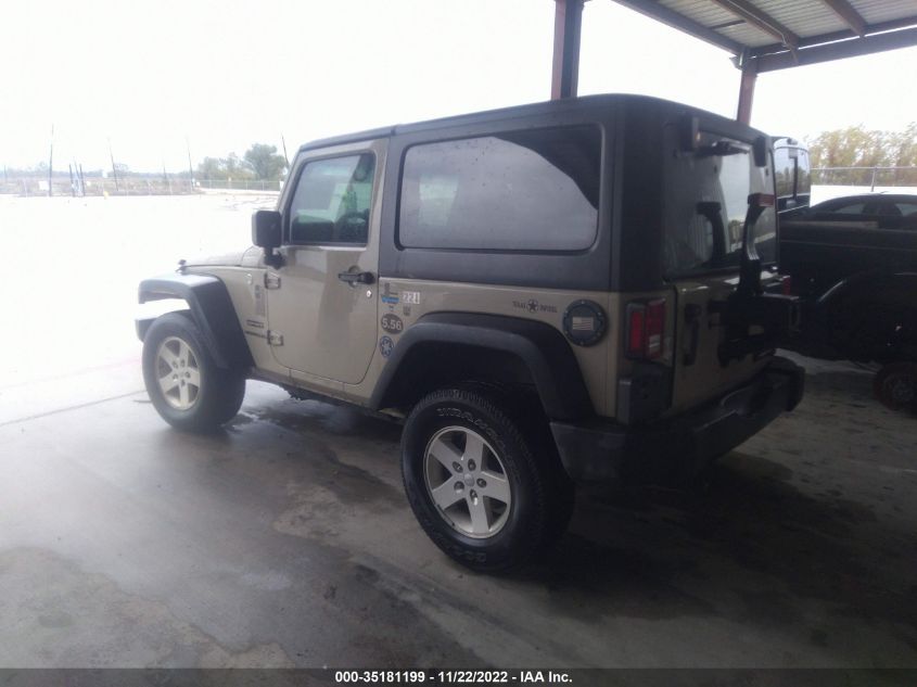 2017 JEEP WRANGLER SPORT 1C4AJWAG1HL737704