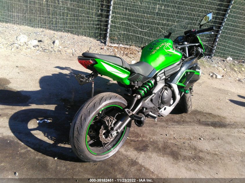2016 KAWASAKI EX650 F JKAEXEF16GDA26486
