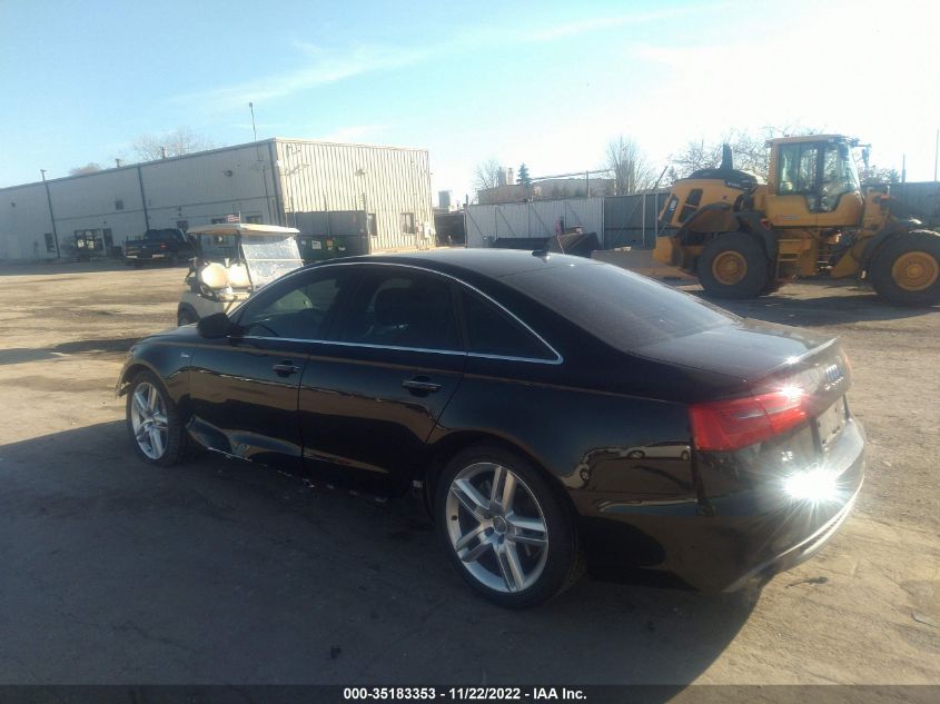 2015 AUDI A6 3.0T PREMIUM PLUS WAUFGAFC1FN033580