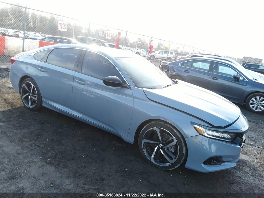 VIN 1HGCV1F32NA079163 2022 HONDA ACCORD SEDAN SPORT