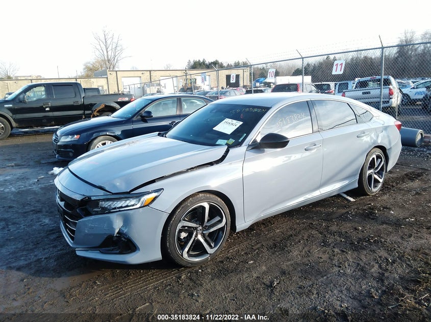 VIN 1HGCV1F32NA079163 2022 HONDA ACCORD SEDAN SPORT