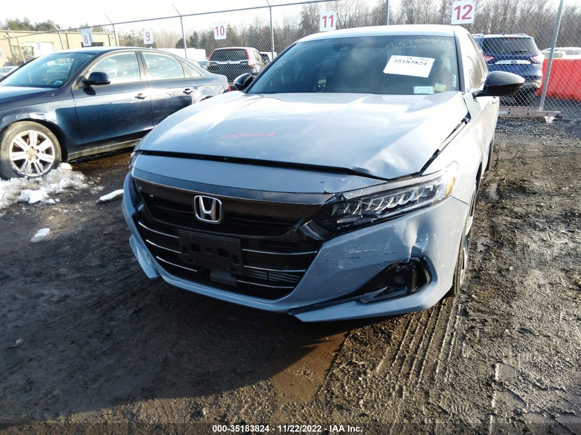 VIN 1HGCV1F32NA079163 2022 HONDA ACCORD SEDAN SPORT