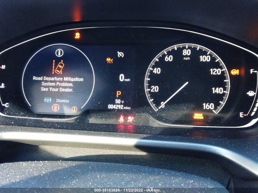 VIN 1HGCV1F32NA079163 2022 HONDA ACCORD SEDAN SPORT