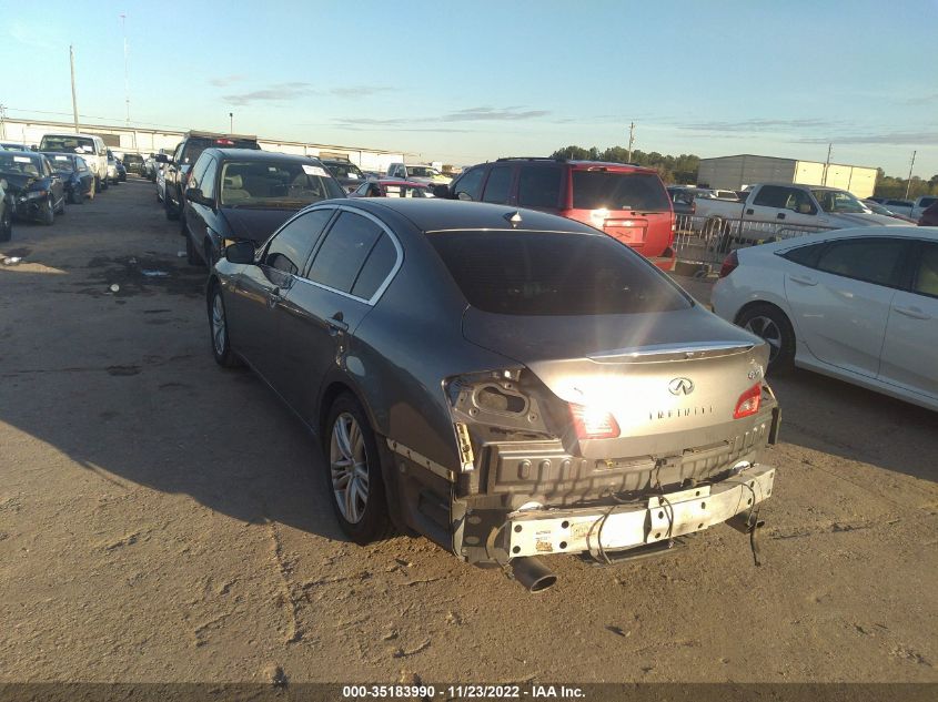2013 INFINITI G37 SEDAN JOURNEY JN1CV6AP0DM720655