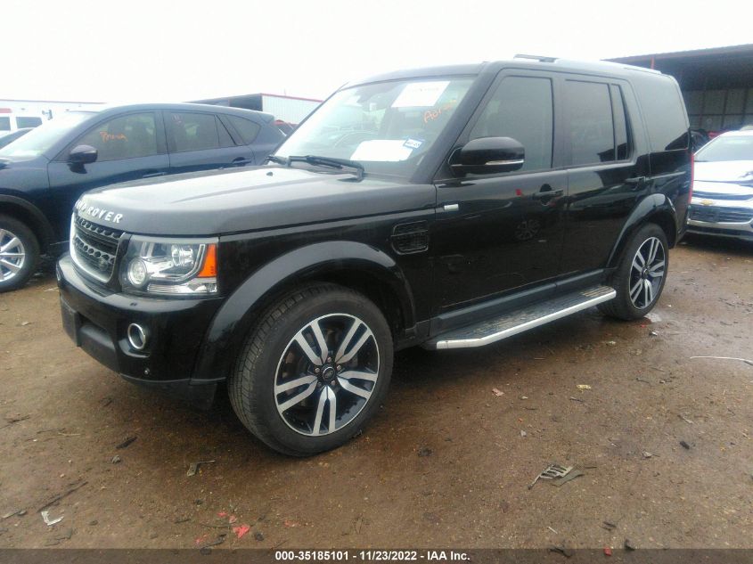 2016 LAND ROVER LR4 HSE LUX SALAK2V66GA812892