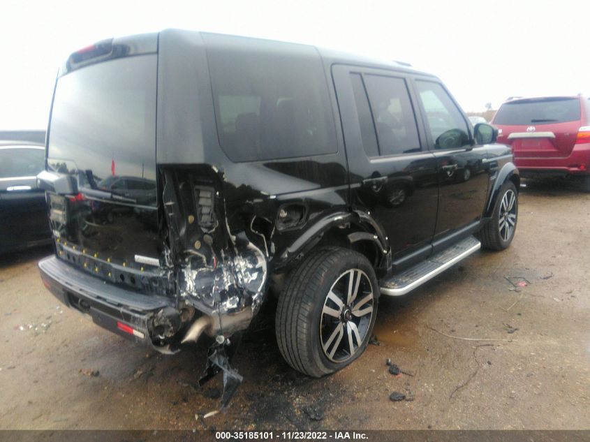 2016 LAND ROVER LR4 HSE LUX SALAK2V66GA812892