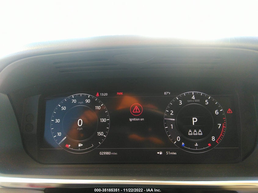 VIN SALWR2SU6LA711253 2020 LAND ROVER RANGE ROVER SPORT HSE