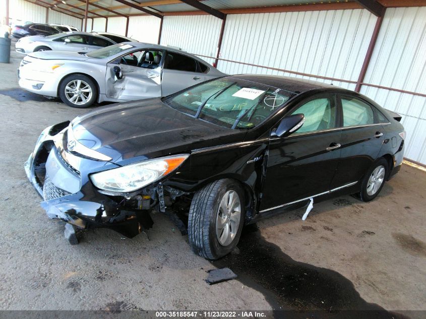 2013 HYUNDAI SONATA HYBRID - KMHEC4A44DA077830