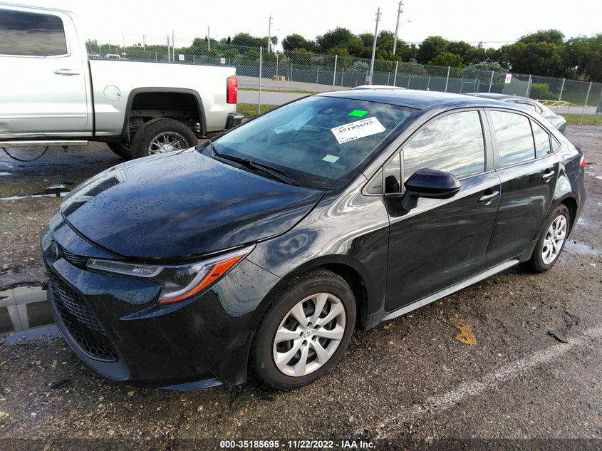 VIN JTDEPMAE7NJ207148 2022 TOYOTA COROLLA LE