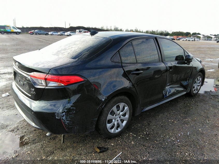 VIN JTDEPMAE7NJ207148 2022 TOYOTA COROLLA LE