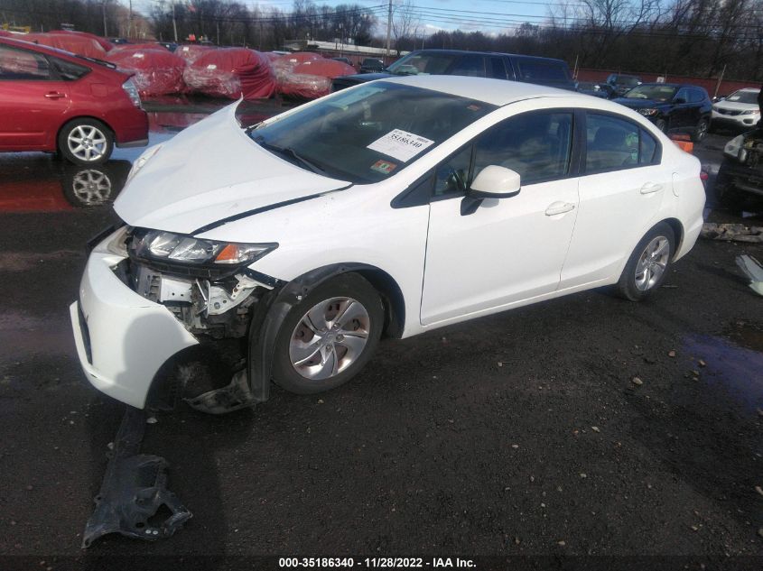 2013 HONDA CIVIC SDN LX 19XFB2F53DE260408