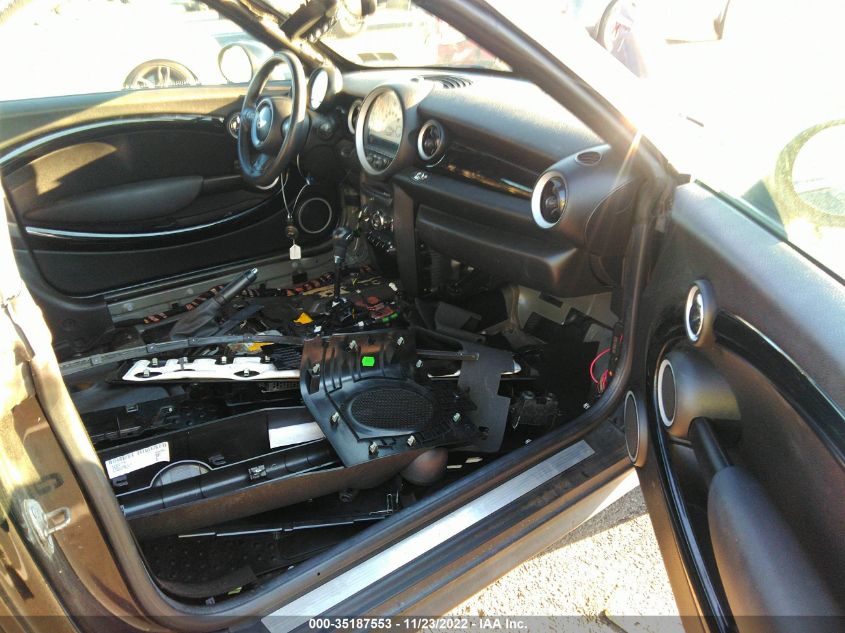 2013 MINI COOPER ROADSTER WMWSY1C51DT311887