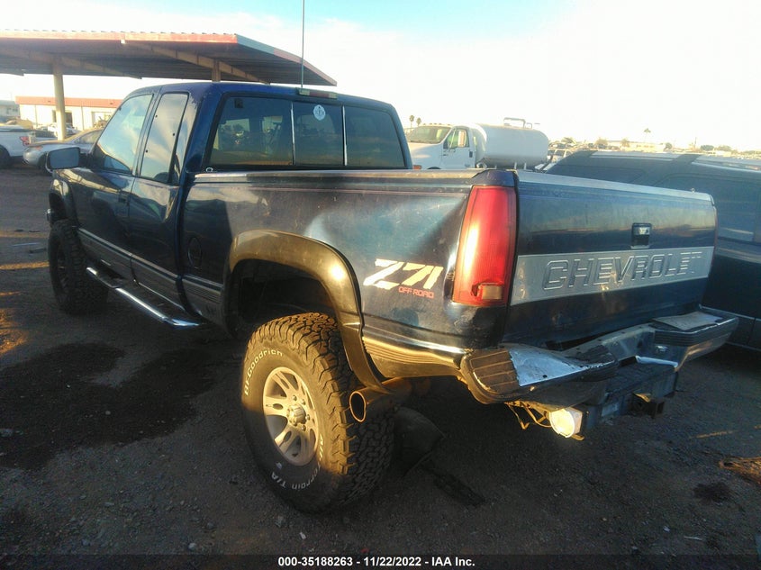 1996 CHEVROLET GMT-400 VIN: 2GCEK19R8T1222124