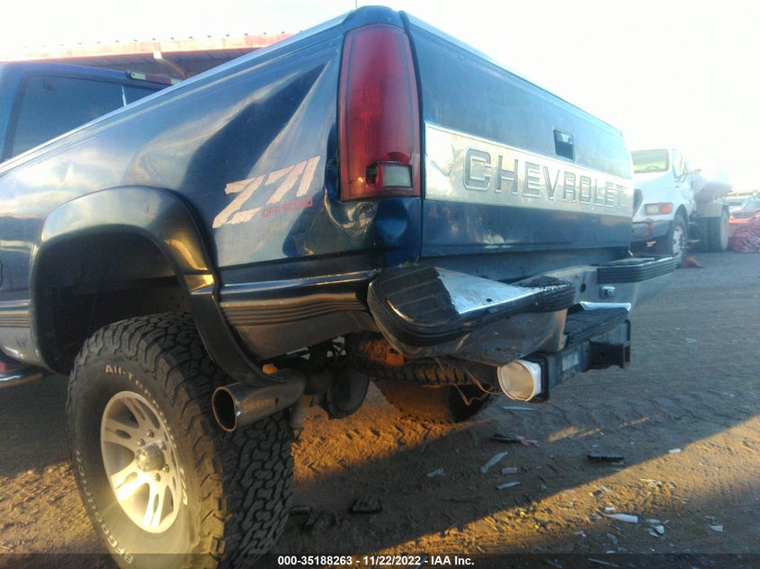 1996 CHEVROLET GMT-400 VIN: 2GCEK19R8T1222124