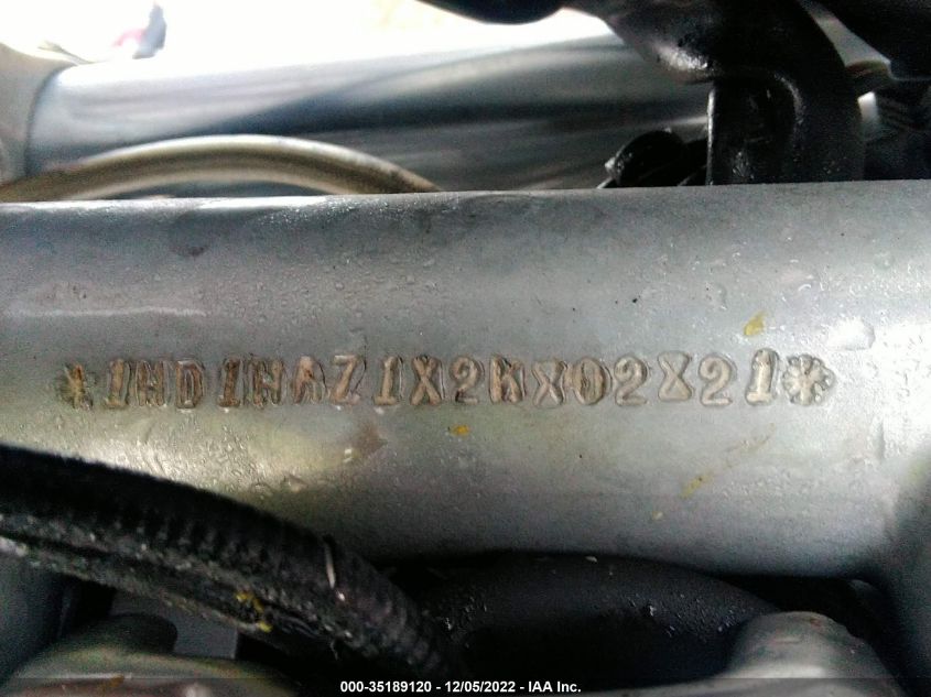 2002 HARLEY-DAVIDSON VRSCA 1HD1HAZ1X2K802821