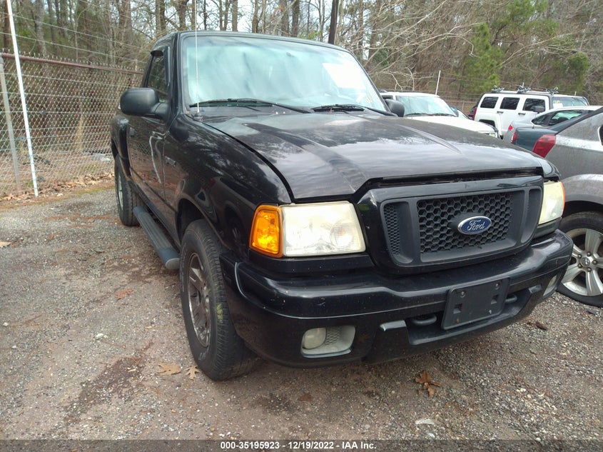 2004 FORD RANGER VIN: 1FTYR11U04PA54329