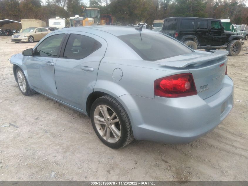 2013 DODGE AVENGER SE V6 1C3CDZAG3DN769526