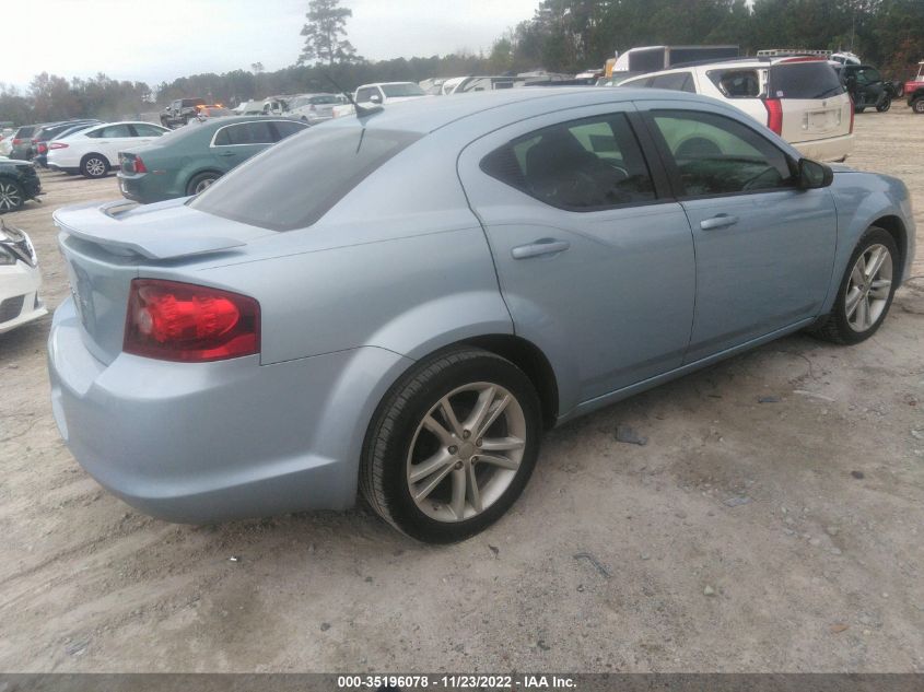 2013 DODGE AVENGER SE V6 1C3CDZAG3DN769526