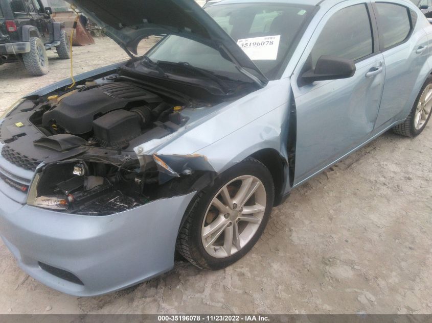 2013 DODGE AVENGER SE V6 1C3CDZAG3DN769526