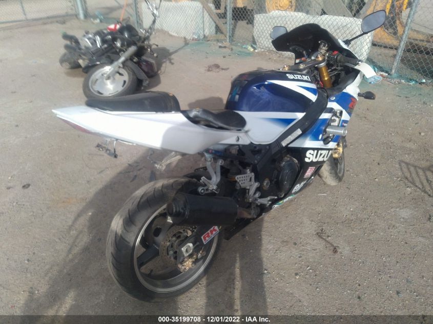 2004 SUZUKI GSX-R1000 JS1GT75A742106563