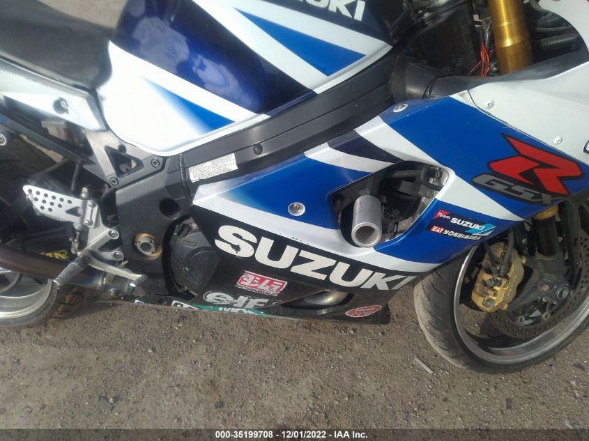 2004 SUZUKI GSX-R1000 JS1GT75A742106563