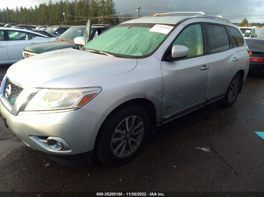 2014 NISSAN PATHFINDER SL HYBRID - 5N1CR2MM3EC634092