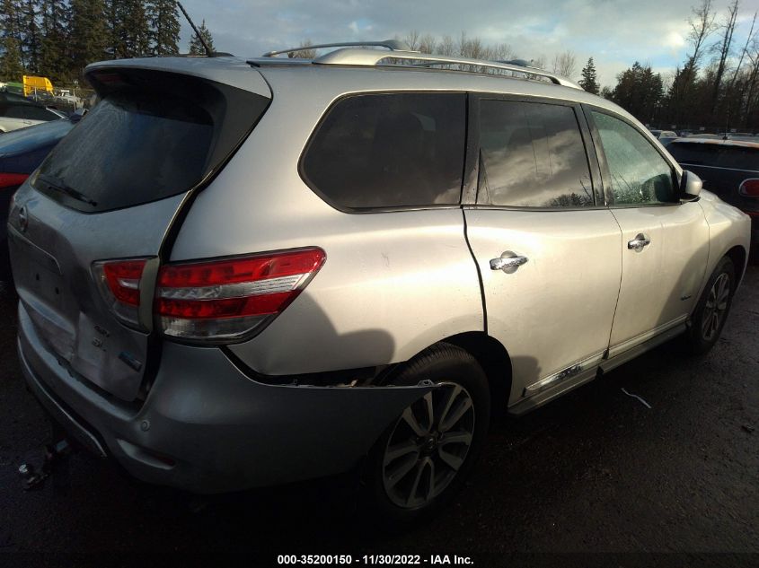 2014 NISSAN PATHFINDER SL HYBRID - 5N1CR2MM3EC634092