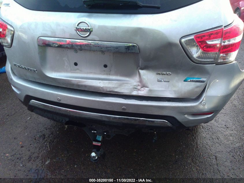 2014 NISSAN PATHFINDER SL HYBRID - 5N1CR2MM3EC634092