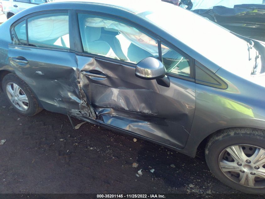 2013 HONDA CIVIC SDN LX 19XFB2F50DE211912