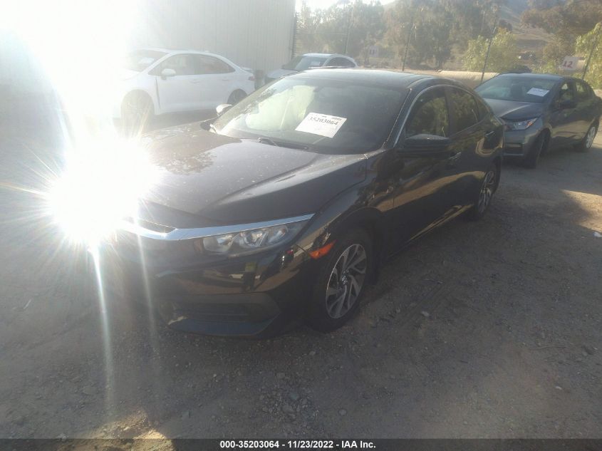 2017 HONDA CIVIC SEDAN EX - 2HGFC2F76HH500612