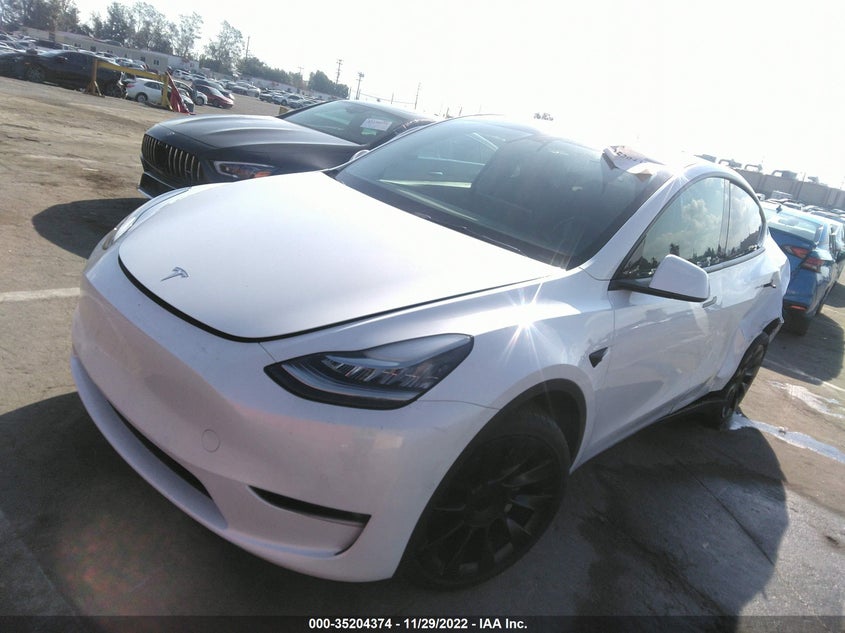 VIN 5YJYGAEE7MF214726 2021 TESLA MODEL Y LONG RANGE