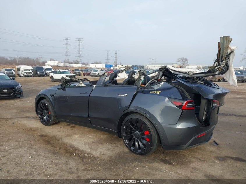 VIN 7SAYGDEF0NF460371 2022 TESLA MODEL Y PERFORMANCE