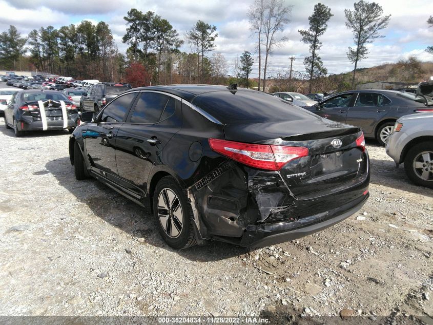 2013 KIA OPTIMA HYBRID LX KNAGM4AD7D5043509