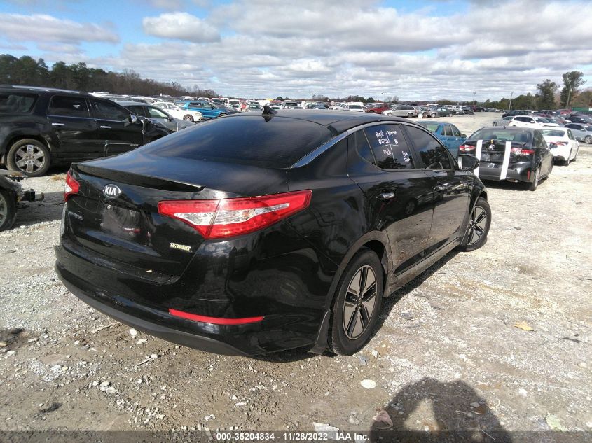 2013 KIA OPTIMA HYBRID LX KNAGM4AD7D5043509