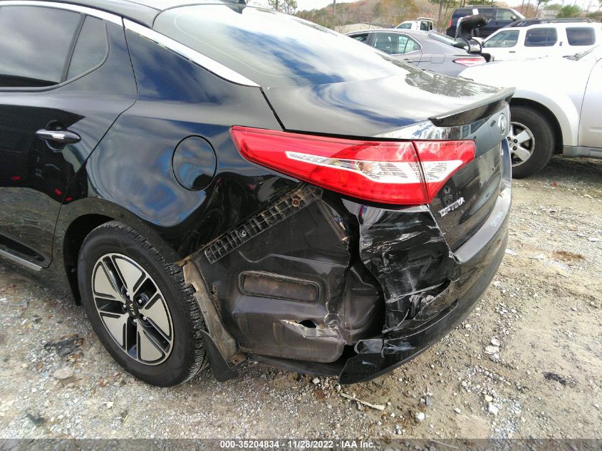 2013 KIA OPTIMA HYBRID LX KNAGM4AD7D5043509