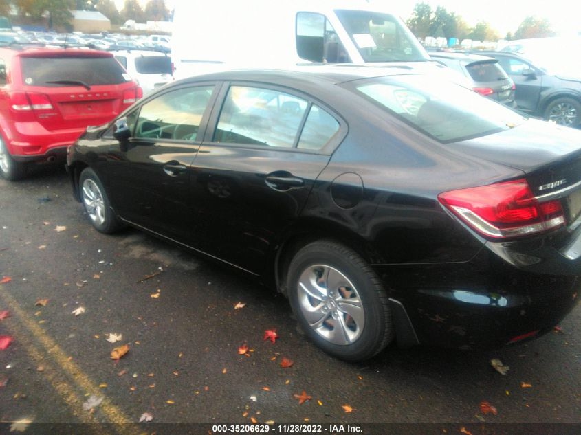 2013 HONDA CIVIC SDN LX 19XFB2F58DE277771