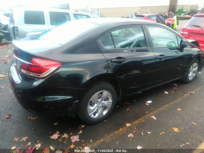 2013 HONDA CIVIC SDN LX 19XFB2F58DE277771