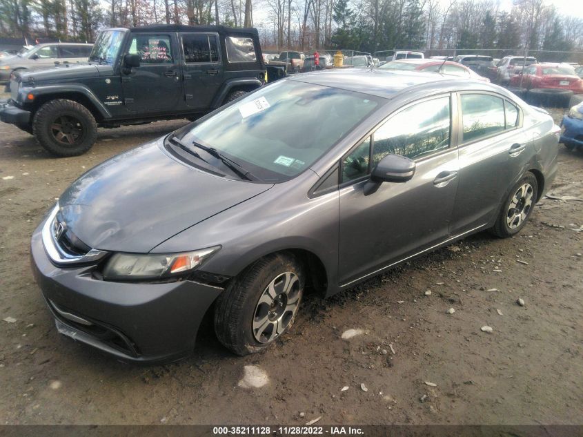 2013 HONDA CIVIC HYBRID 19XFB4F39DE202149