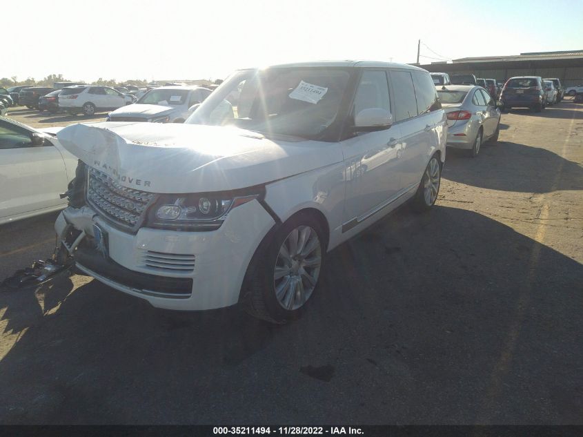 2015 LAND ROVER RANGE ROVER HSE SALGS2VF4FA224241